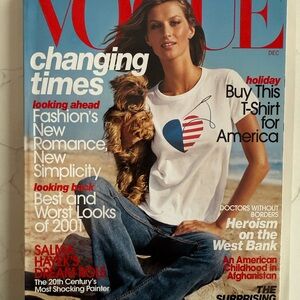 Vogue Magazine ( December 2001 ) Gisele Bundchen